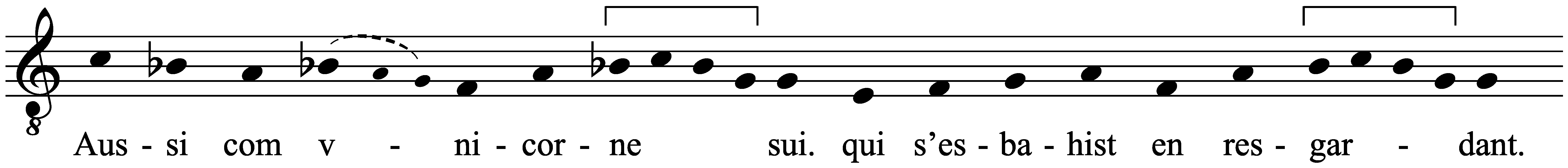 Work musical notation